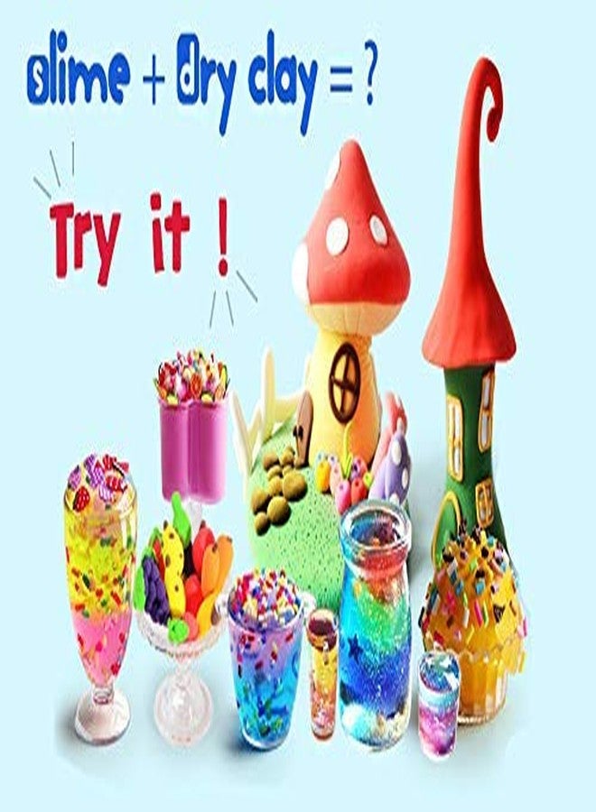 Firstly DIY Fluffy Slime Kit, Slime Putty Slime Making Kit Crystal Slime Set Educational Science Gift for Kids Art Craft, Girls Boys Toys Gifts for Kids - Image 5